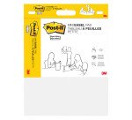 Mini paperboard chevalet à feuilles repositionnables Meeting chart H 45,7 x L 38,1 cm