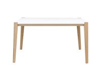 Mesa de reunión Ostrahl 160 x 140 cm Patas de fresno macizo