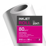 Rollo de papel para plotter universal Clairefontaine - 0,610 x 50 m - 80 g