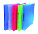 Classeur 2 anneaux plastifié Exacompta Chromaline A4 - Dos 3 cm couleurs assorties