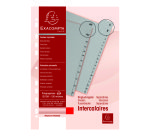 Jeu de 26 intercalaires alphabétiques polypropylène gris A4 - Exacompta