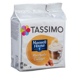 Kaffee Latte macchiato caramel Maxwell House für Tassimo - Packung von 8 Kapseln