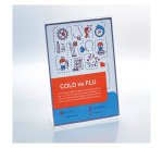 Présentoir de table Déflecto incliné A5 transparent