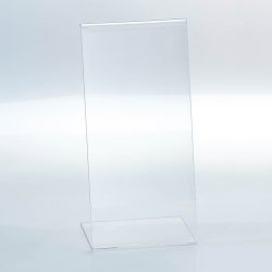 Présentoir de table Déflecto incliné 1/3 de A4 transparent