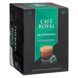 Capsule professionnelle Décaffeinato Café Royal Professional - Boîte de 48 - Compatible Café Royal Pro