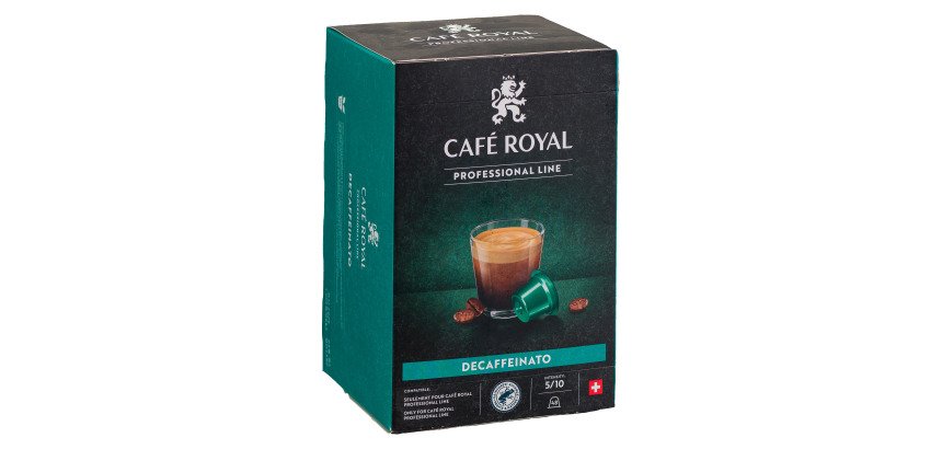Capsule de café Café Royal Professionel Décafeiné - Boîte de 48 - Compatible Café Royal Professionnel