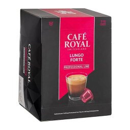 Capsule professionnelle Lungo Forte Café Royal Professional - Boîte de 48 - Compatible Café Royal Pro