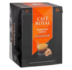 Coffee Capsule Café Royal Professionel Espresso Forte - Box of 48 - Compatible with Café Royal Professionnel