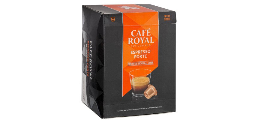 Capsules de café Café Royal Professional Espresso Forte - Boîte de 48