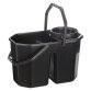 Bucket with wringer 2 compartments 15 liters 