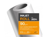 Rollo de papel para plotter capa mate Clairefontaine - 0,61 x 45 m - 90 g