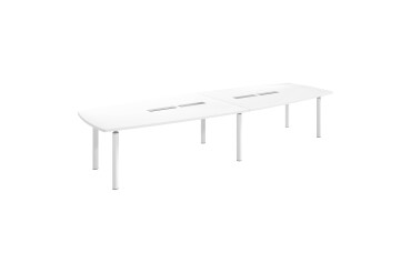 <table>Meeting table with modular metal base Belem</table>