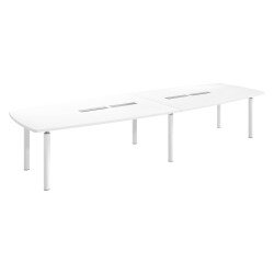 <table>Meeting table with modular metal base Belem</table>