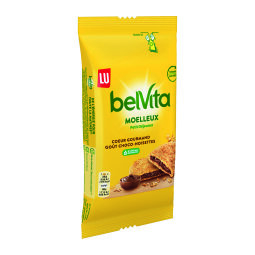 Belvita Le Moelleux Coeur gourmand choco noisettes Lu - 50 g