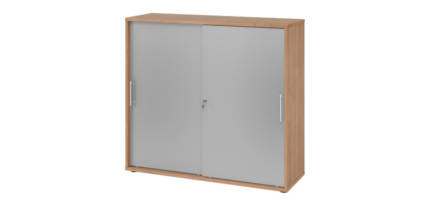 Corps noyer portes argent H 110 x L 120 x P 40 cm