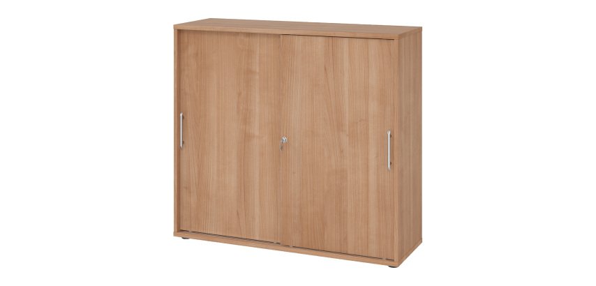 Walnut body walnut doors H 110 x W 120 x D 40 cm
