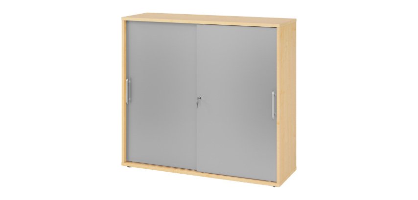 Corps érâble portes argent H 110 x L 120 x P 40 cm