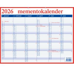 Calendrier 2026 Mémento néerlandais