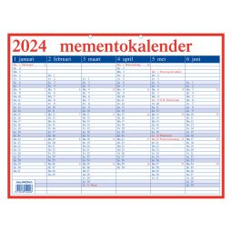 Calendrier 2025 Mémento néerlandais