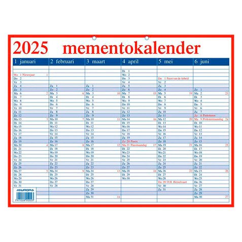 Aurora Memento calendar Dutch 2023