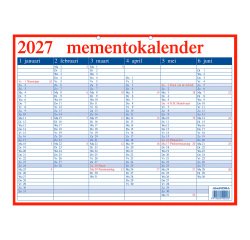 Calendrier 2027 Mémento néerlandais
