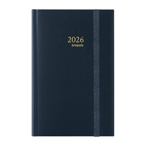 Agenda journalier Brepols Chantier - année 2026 - 8,5 x 14,5 cm couleurs aléatoires