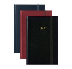 Agenda journalier Brepols Chantier - année 2027 - 8,5 x 14,5 cm couleurs aléatoires