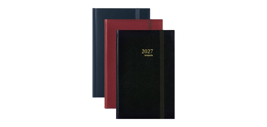 Agenda journalier Brepols Chantier - année 2027 - 8,5 x 14,5 cm couleurs aléatoires