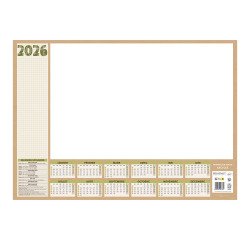 Sous-mains Natura Millésimé 2026 - 38,5 x 54 - 25 feuillets