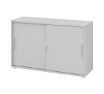 Corps gris portes gris H 74,8 x L 120 x P 40 cm