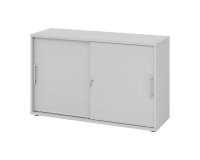 Schrank grau Türen grau H 74,8 x B 120 x T 40 cm