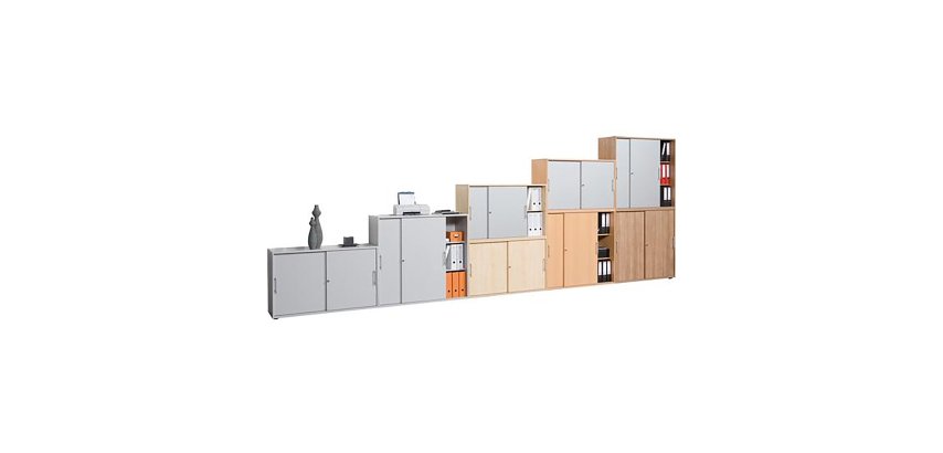 Schrank Buche Türe grau H 74,8 x B 120 x T 40 cm