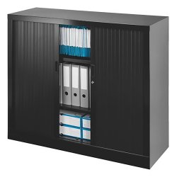 Armoire basse à rideaux monoblocs Généric 100 x 120 cm