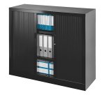 Armoire à rideaux monobloc Généric corps métal - L 120 x H 100 x P 43 cm - NF-OEC et GS
