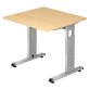 Bureau droit L 80 x P 80 cm  Manhattan