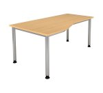 Kompakter Arbeitsstation 180 x 80 cm Beistelltisch 100 cm Manhattan 2