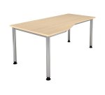 Kompakter Arbeitsstation 180 x 80 cm Beistelltisch 100 cm Manhattan 2