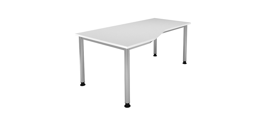 Bureau compact 180 x 80 cm retour 100 cm Manhattan 2