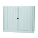 Tambour cabinet Ultra H 103 cm silver