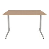 Straight desk Manhattan 1 walnut 120 x 80 cm