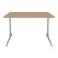 Bureau droit Manhattan 1 noyer 120 x 80 cm