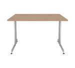 Bureau droit Manhattan 1 noyer 120 x 80 cm
