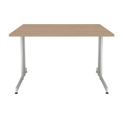 Straight desk Manhattan 1 walnut 120 x 80 cm