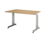 Bureau droit Manhattan 1 noyer 120 x 80 cm