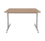 Bureau droit Manhattan 1 noyer 120 x 80 cm