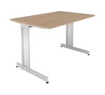 Bureau droit Manhattan 1 noyer 120 x 80 cm