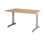 Bureau droit Manhattan 1 noyer 120 x 80 cm