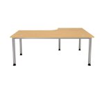 Bureau compact 200 x 80 cm retour 120 cm Manhattan 2