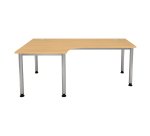Bureau compact 200 x 80 cm retour 120 cm Manhattan 2