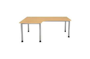 Bureau compact 200 x 80 cm retour 120 cm Manhattan 2